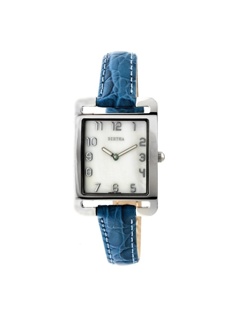 NWT Bertha Marisol White Mother of Pearl Dial Ladies Watch